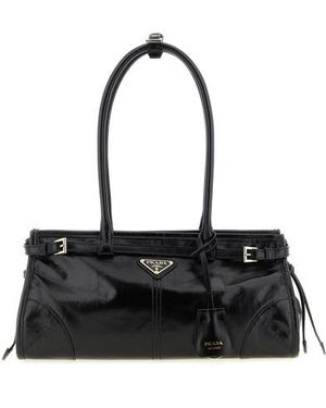 Prada Borsa A Mano Bonnie' Media - Nero