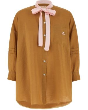 Marni Ramie Shirt - Brown