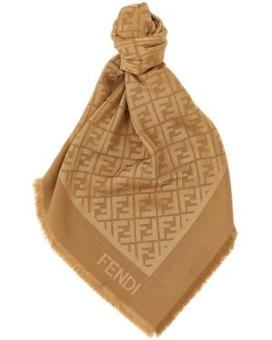 Fendi Ff Schal - Natur