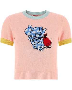 KENZO ' Cartoon' Top - Pink