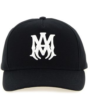 Amiri 'ma' Embroidery Hat - Black