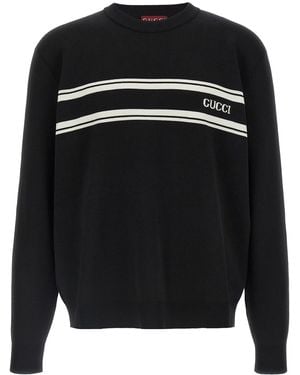 Gucci 'intarsio ' Jumper - Black