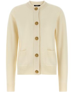 Balmain Strickjacke Aus Öko-Kaschmir - Natur