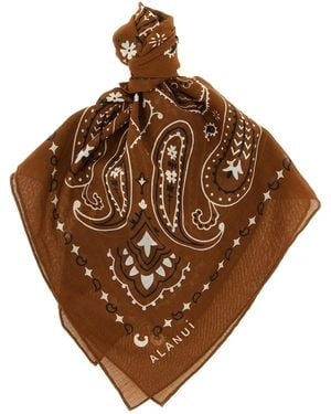 Alanui Bandana Paisley - Brown