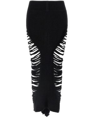 Rick Owens 'calf Dauphine' Skirt - Black