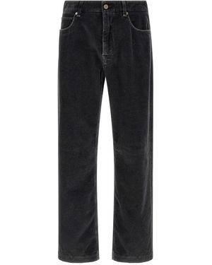 Fendi Velvet Trousers - Black