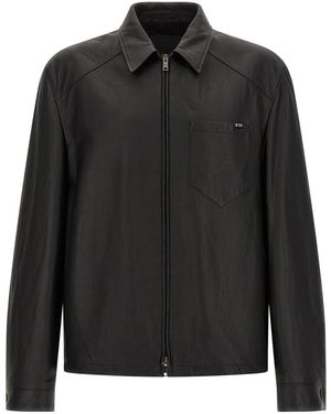 Prada Jacke Aus Nappaleder - Schwarz