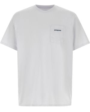 Patagonia 'boardshort Logo Pocket Responsibili-tee®' T-shirt - White