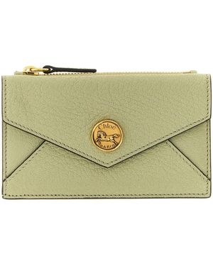 Chloé 'Envelope' Small Wallet - Green