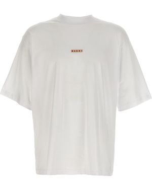 Marni Logo Patch T-shirt - White