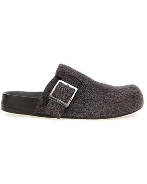 Loewe Sabot 'Ease Buckle' - Nero