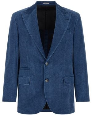 Brunello Cucinelli Blazer 'Tailor' - Blue