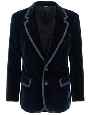 Dolce & Gabbana Blazer Tuxedo 'Sicilia' - Blu