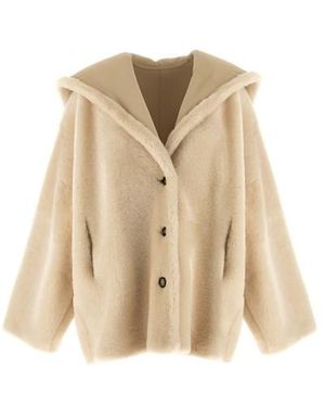Alberta Ferretti Montone Reversibile - Neutro