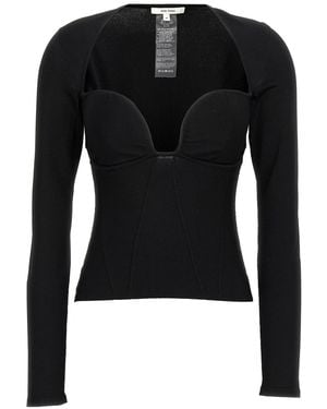 Nensi Dojaka 'bustier' Top - Black