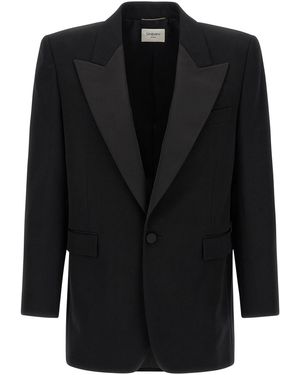 Saint Laurent 'Smoking' Blazer - Black