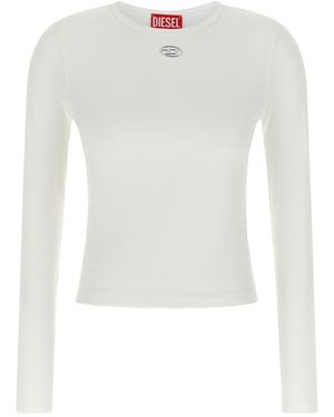 DIESEL 't-uncutieslong-od' Top - White