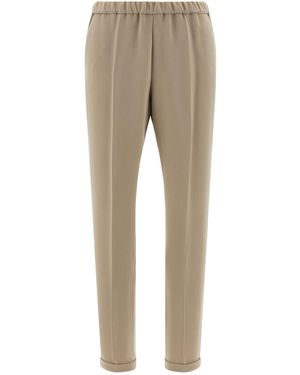 Alberto Biani Fall Trousers - Natural