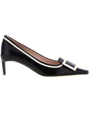 Roger Vivier Décolleté 'Viv' Canard' - Nero