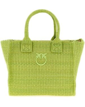 Pinko 'beach' Mini Shopping Bag - Green