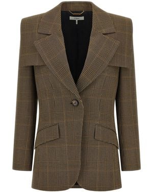 Chloé Blazer Mit Cape-Detail - Grün