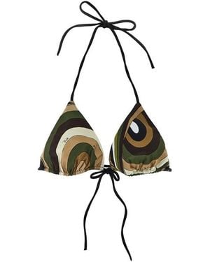 Emilio Pucci Top bikini iride - Nero
