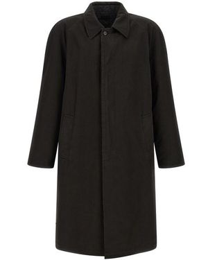 Prada Cappotto Raglan Double-Face - Nero