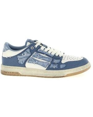 Amiri Sneaker 'Bandana Skel Top Low' - Blu