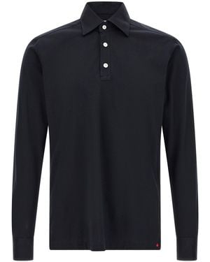 Kiton 'positano' Polo Shirt - Blue