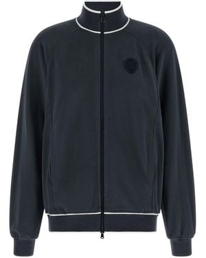 Brunello Cucinelli Heraldic Patch Sweatshirt - Blue