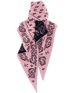 Guest In Residence 'the Wild Rag' Scarf - Pink