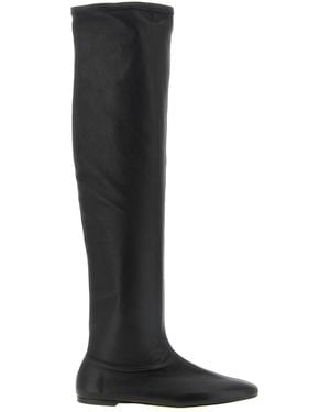 TOTEME Stretch Nappa Boots - Black