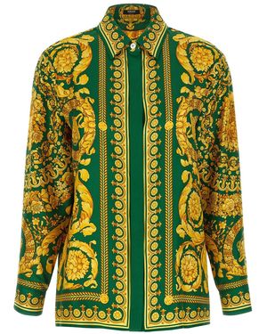 Versace Silk Shirt - Green