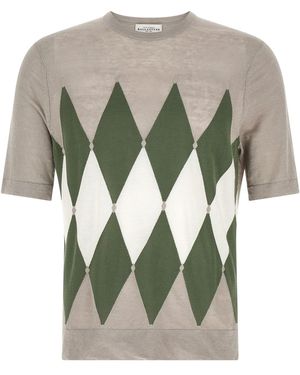 Ballantyne T-shirt Argyle - Multicolour