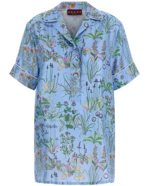 Gucci Silk Blouse - Blue