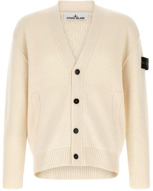 Stone Island '5100010' Cardigan - Natural