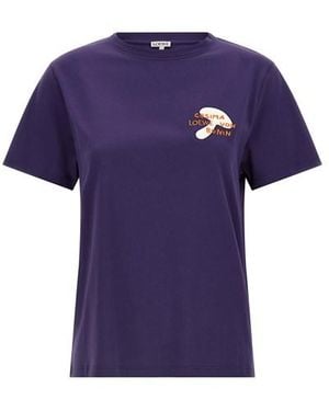 Loewe T-Shirt X Cosima Von Bonin - Viola