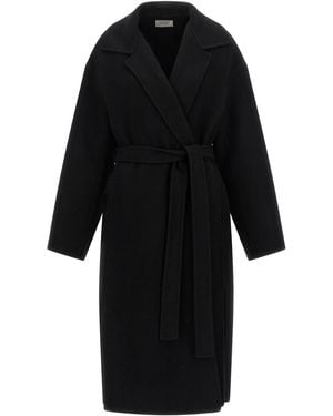The Row 'ciara' Coat - Black