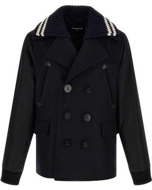 DSquared² Cappotto 'Hybrid Peacoat' - Blu