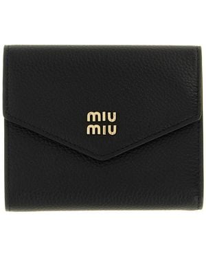 Miu Miu Compact Wallet - Black