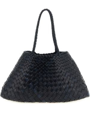 Dragon Diffusion Borsa A Spalla 'Santa Croce Big' - Blu