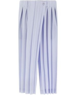 Homme Plissé Issey Miyake 'edge Ensemble' Trousers - Blue