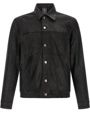 Giorgio Brato Leather Jacket - Black