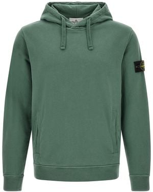 Stone Island Kapuzenpullover "Badge " - Grün