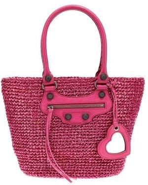 Balenciaga Shopping 'Le Cagole Panier' - Rosa