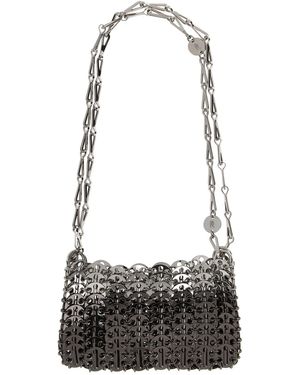 Rabanne Borsa A Spalla '1969 Skyline Nano' Dégradé - Nero