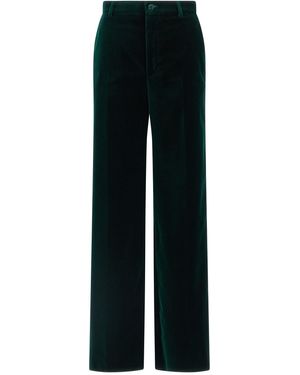 Gucci Velvet Trousers - Black