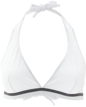 Brunello Cucinelli Top Bikini 'Monile' - Bianco
