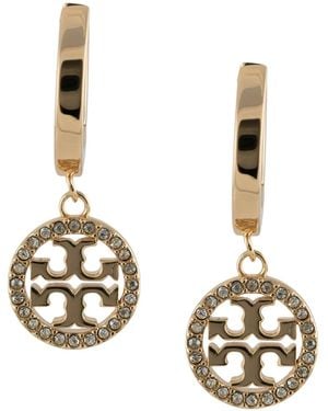 Tory Burch Orecchini 'Miller Pavé Drop' - Metallizzato
