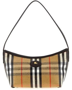 Burberry Mini-Umhängetasche "Highlands" - Weiß